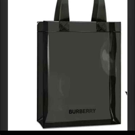 burberry shopping bag nylon|burberry clear tote bag.